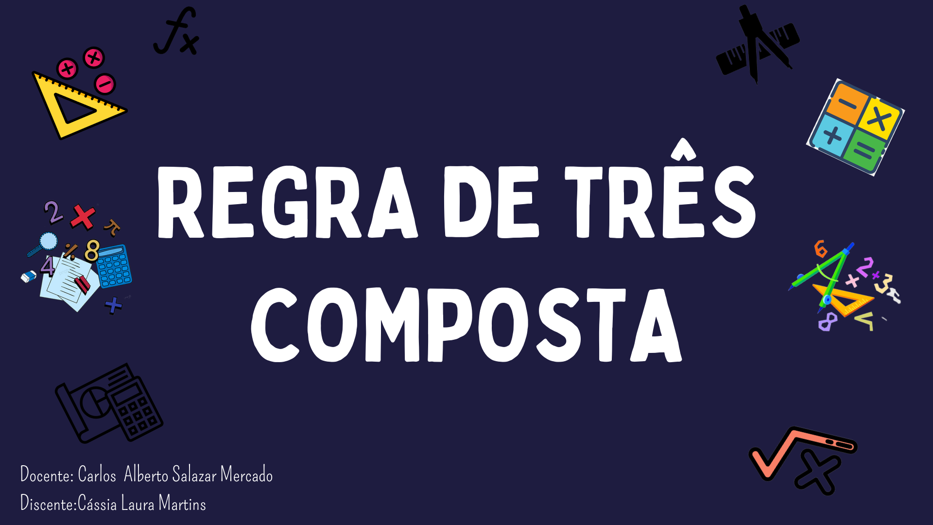 Imagem regra de três composta